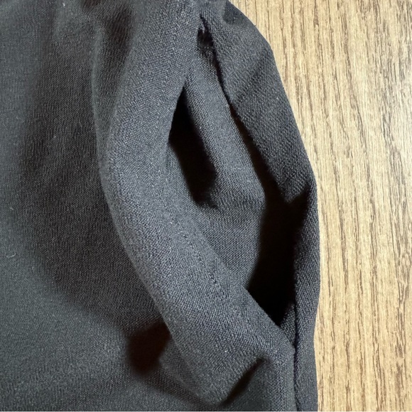 EILEEN FISHER Blazer Womens X-Small Black 3 Button Lined Scoop Neck Overcoat EUC - Picture 4 of 12